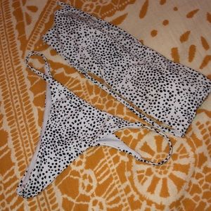 Zaful Dalmatian bikini